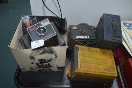 Quantity of Cameras Including Polaroid and Box Cam