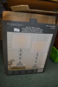 *Bridgeport Designs 2pc Table Lamp Set
