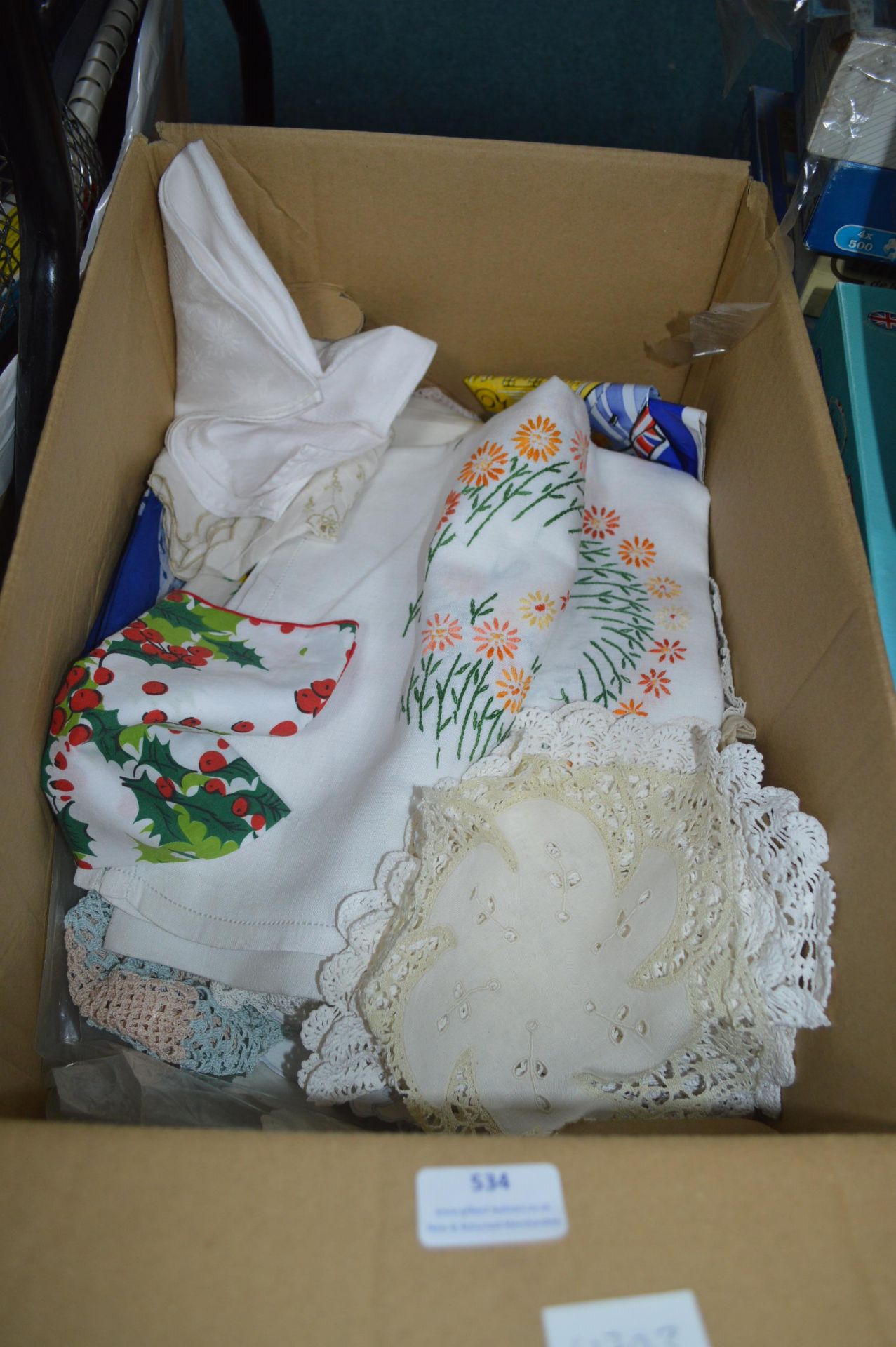 Box of Various Linen