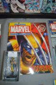 Marvel Wolverine Figurine and Magazine