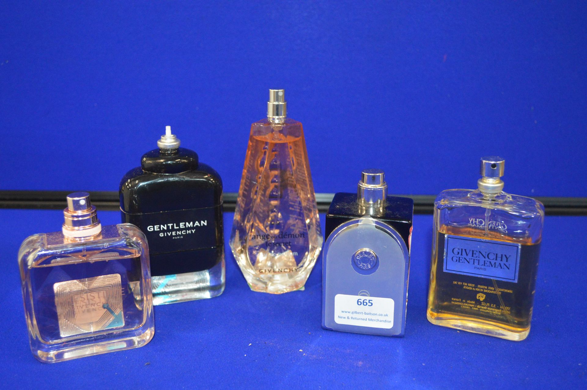 *Five Part Tester Bottles of Fragrances