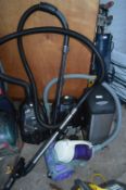 Three Vacuum Cleaners and a Pedal Bin
