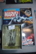 Marvel Silver Surfer Figurine and Magazine