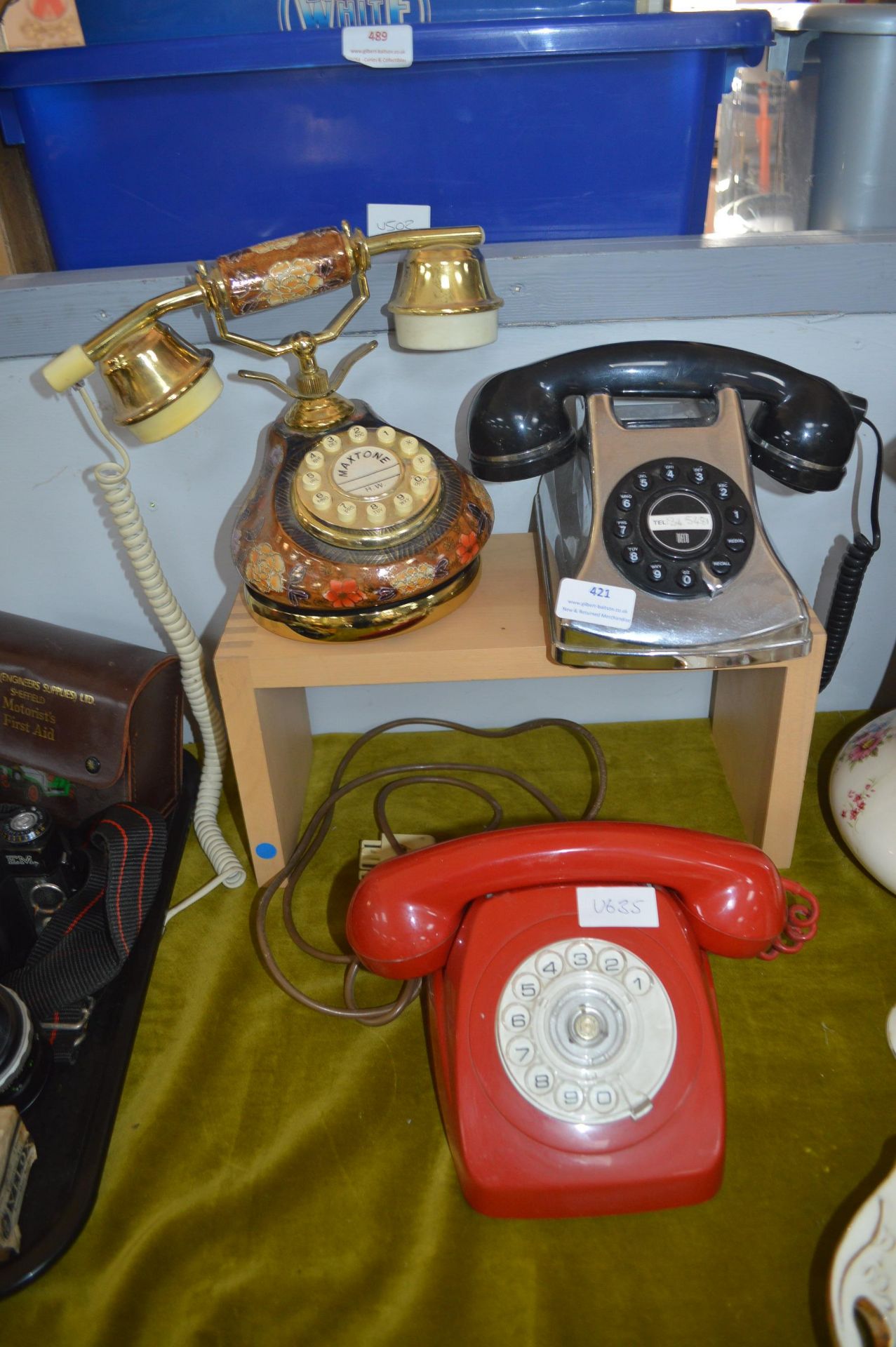 Three Retro Telephones