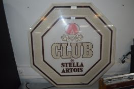 Vintage Club Stela Artois Perspex Pub Sign