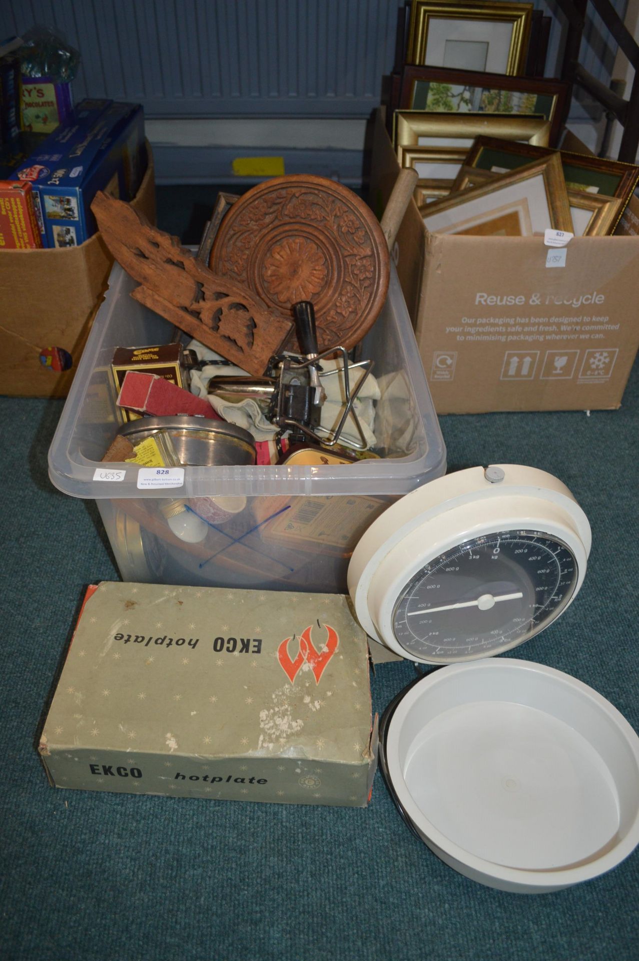 Box of Vintage Items, Collectibles, etc.