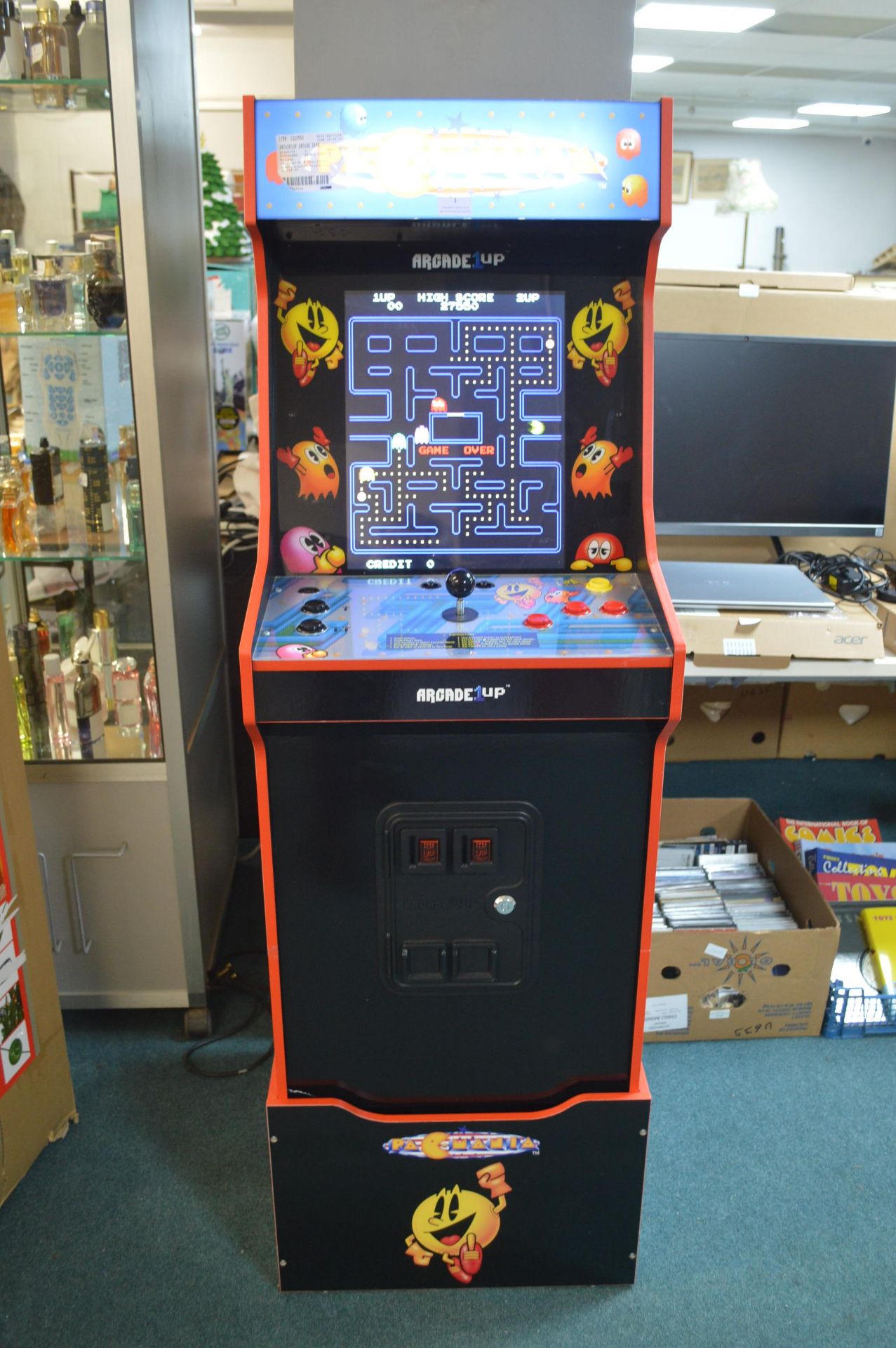 *Pac-Mania 1UP Arcade Game