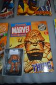 Marvel The Thing Figurine and Magazine