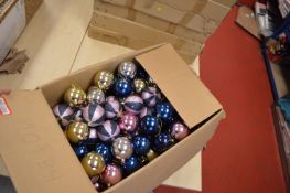 *Box of Assorted Christmas Baubles