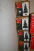 *Four 6ft Woodland Christmas Trees