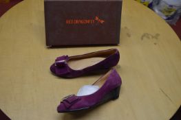 *Red Dragonfly Purple Shoes Size: 4