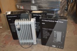 *Four 2kw Oil Filled Radiators (salvage - some wit