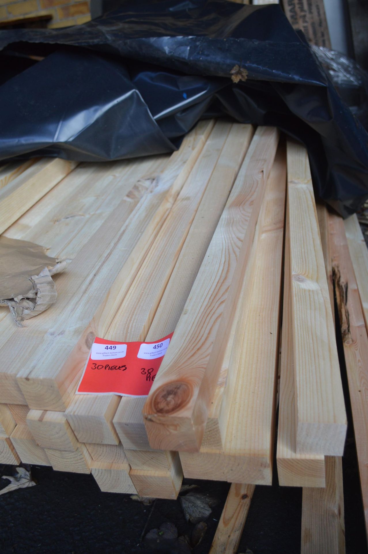 Thirty Pieces of Timber ~1.75in x 1.75in x 81.5in