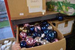 *Box of Assorted Christmas Baubles