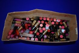Box of Assorted Lancôme Lipsticks and Gels, etc.