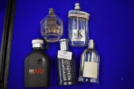 Five Bottles of Assorted Fragrances