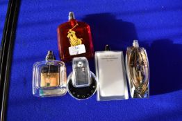 Five Bottles of Assorted Fragrances