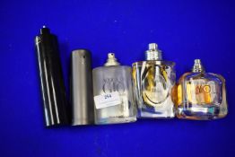 Five Bottles of Assorted Fragrances