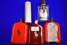 Five Bottles of Assorted Fragrances