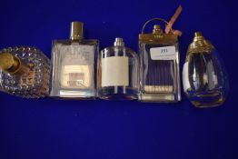 Five Bottles of Assorted Fragrances