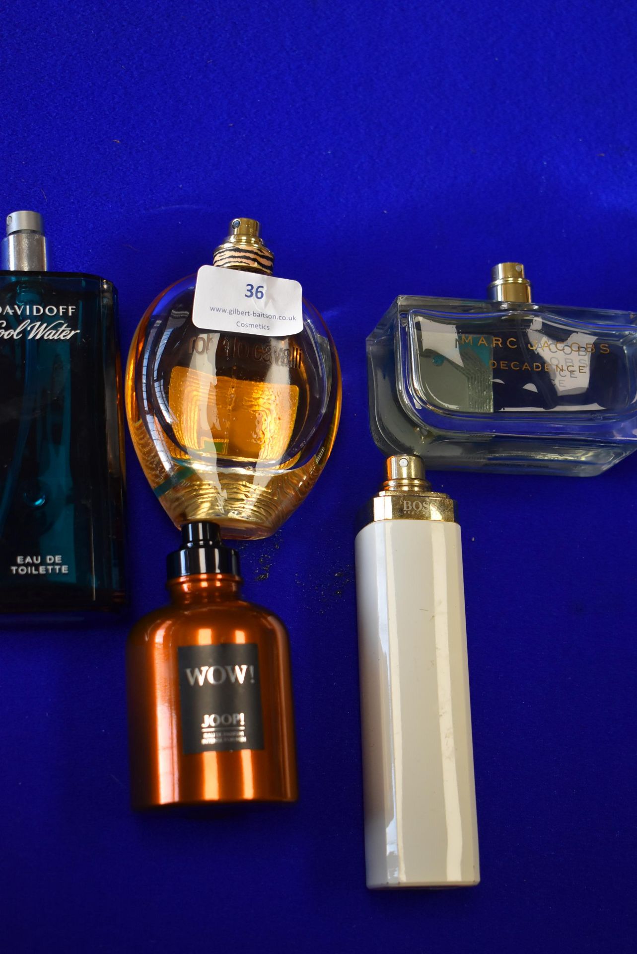 Five Bottles of Assorted Fragrances