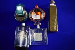 Five Bottles of Assorted Fragrances