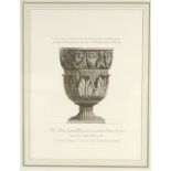 After Piranesi. Vaso Antico Di Marmo, print, 46cm x 34cm.