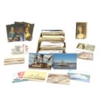 A group of postcards, to include The Krakow coloured postcard album, Niagara Fall visitor guides,