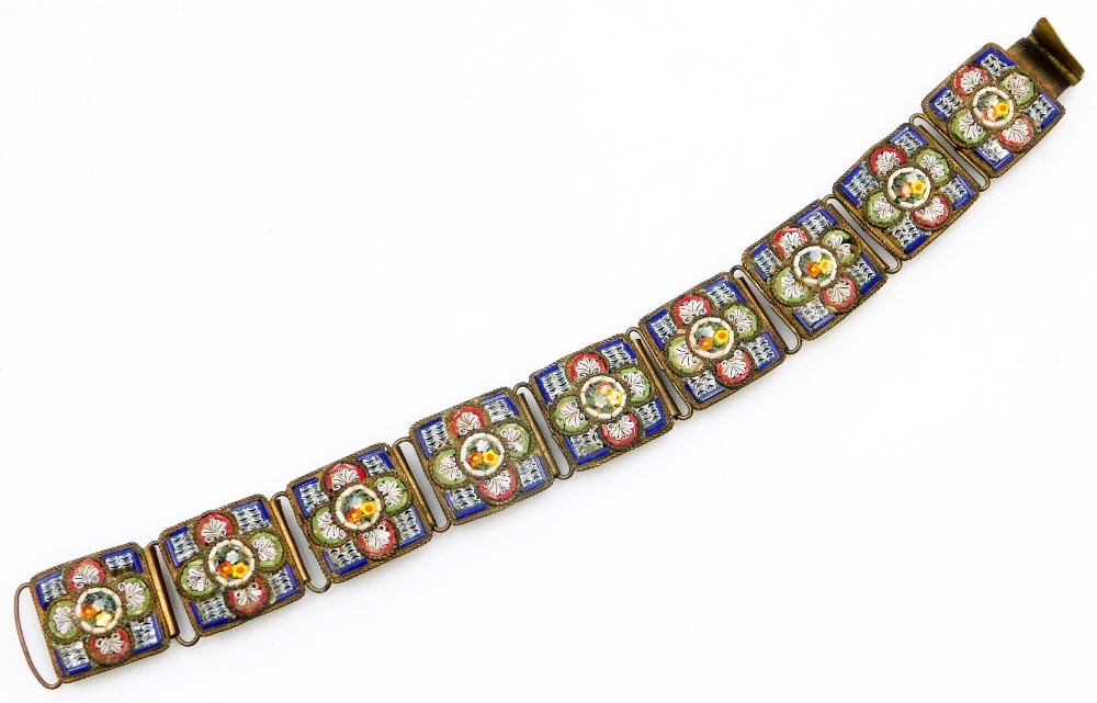 A Victorian cut glass table lustre, with seven droplets on a rectangular base, (AF), 15cm high, a - Image 2 of 4