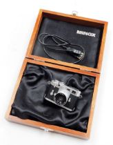 A Minox Leica Classic miniature digital camera, no. 8116917, with a Minoctar 9.6mm digital lens,