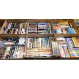 Various VHS tapes, DVDs, etc., to include Marley and Me, The Mummy, Oculus, Dracula, Vicar of