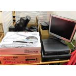 A Pioneer DVD and CD player, DV-535, a Technomate high definition satellite receiver, TM-6800, a