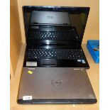 A Dell Vostro laptop, and a Lenovo laptop. (2)