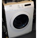 An AEG Protex Lavamat Turbo washing machine.