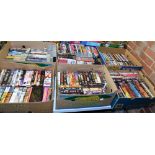 Various DVDs, VHS tapes, etc., to include The Avengers, Star Trek Voyager, Cleopatra, Bones Season