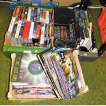 Various The X Files related items, to include magazines, VHSs, various other DVDs, etc. (3 boxes)