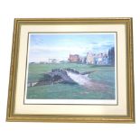Graeme W Baxter (20thC). The Old Course St Andrews, artist signed limited edition print, 165 of 850,