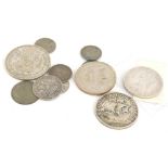 Various world used coins, 50 centimes, etc. (11)