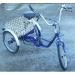 A Mission tricycle, with metal basket. (AF)