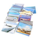 Various aeronautical and aeroplane postcards, 10cm x 15cm. (a quantity)