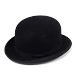 A gentleman's bowler hat, size 7.5.