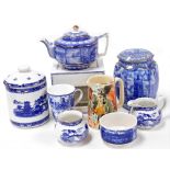 A group of Ringtons ceramics, to include a bridges teapot, boxed, a Millennium 2000 jar and cover, 2