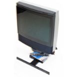 A Bang & Olufsen 24'' colour television, serial number 12992125, with remote and Icescypt freeview b