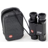 A pair of Leica 8x20 BN binoculars, in leather case.