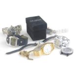 Various fashion watches, a Sekonda gentleman's watch with elasticated bracelet and 3cm dia. dial, va
