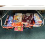 Various board games, Permission, etc. (contents under one table)