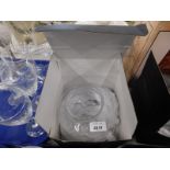 Royal Scot crystal boxed bowl.