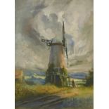 D.E. Cameron (20thC). Westwoodside Mill, near Doncaster, watercolour, signed, 35cm x 25cm.