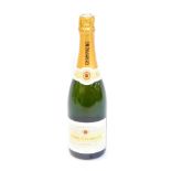 A bottle of Abel Charlot Brut Champagne, 750ml.