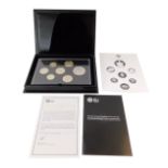 Royal Mint Proof coin set, commemorative edition 2013.